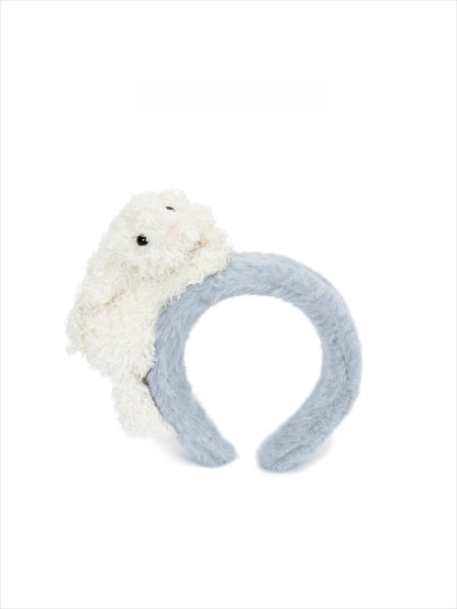 Fluffy Plush Doll-Inspired Headband