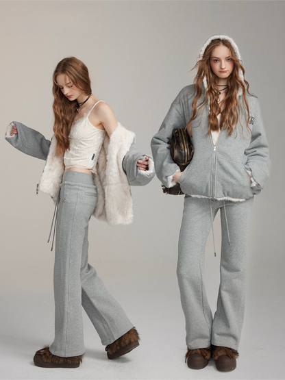 Slim Fit Casual Straight-Leg Sweatpants VIA PITTI