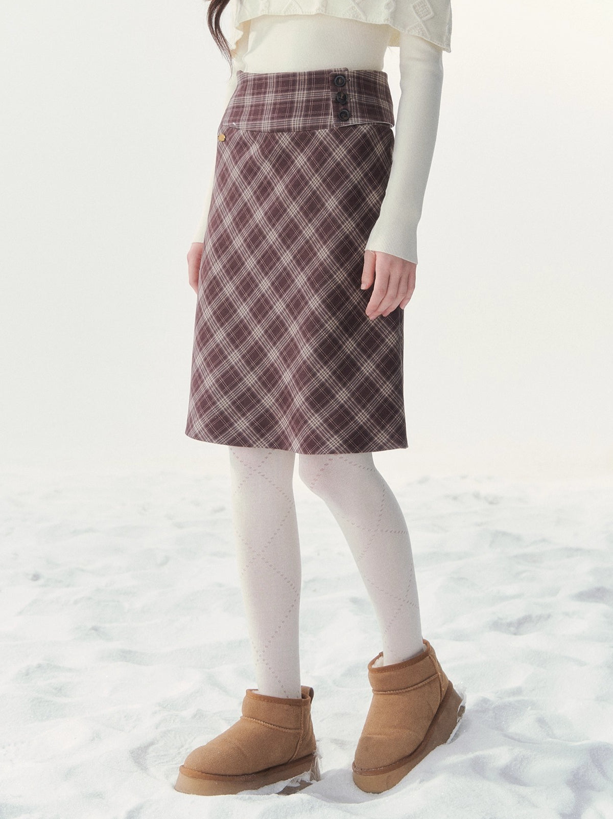 Sunset Park Retro Midi Skirt