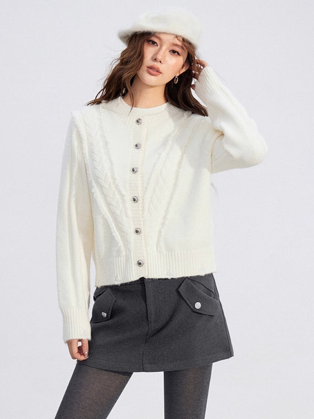 Soft Plush Cable-Knit Sweater