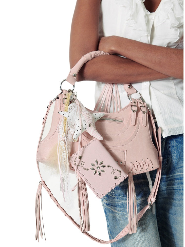 Heart Flower Zipper Cardholder-Folding Card Clip Wallet