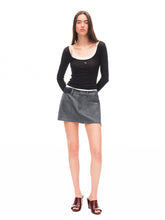 Color-block Two-piece Integrated Strap Layered T-shirt - CHINASQUAD