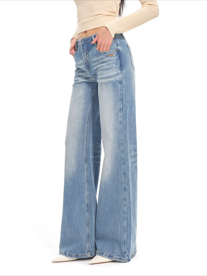 Proportion Straight-Leg Denim Pants