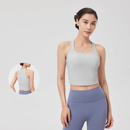 Yoga Tank with Integrated Cups