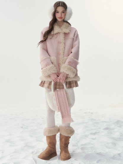 Reversible Faux Shearling Winter Jacket