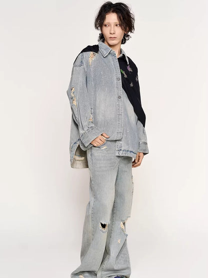 Iris Print Multi-Way TENCEL™ Scarf