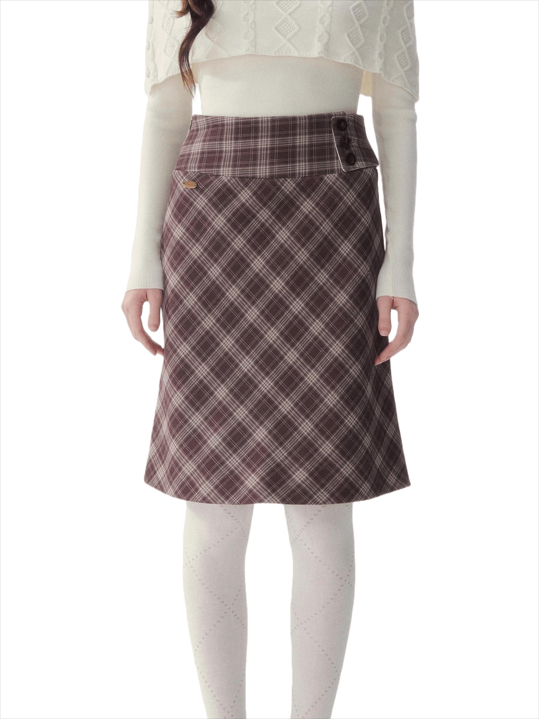 Sunset Park Retro Midi Skirt