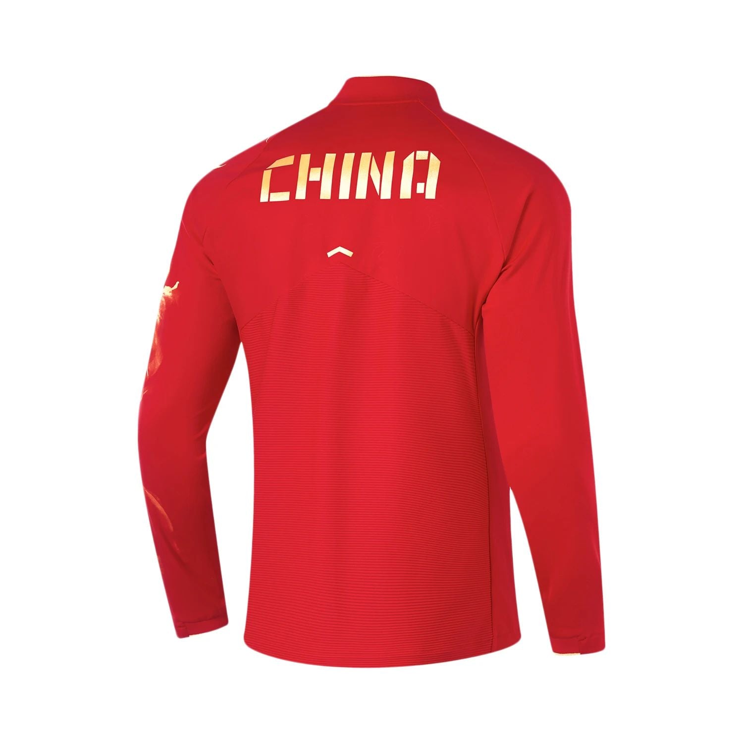 Li-Ning Red Ping Pong Series Zip-Up Stand Collar Jacket - China Team 2024 Paris Olympics Ping Pong Uniform