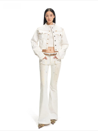 Mountain Cat Short Denim Jacket