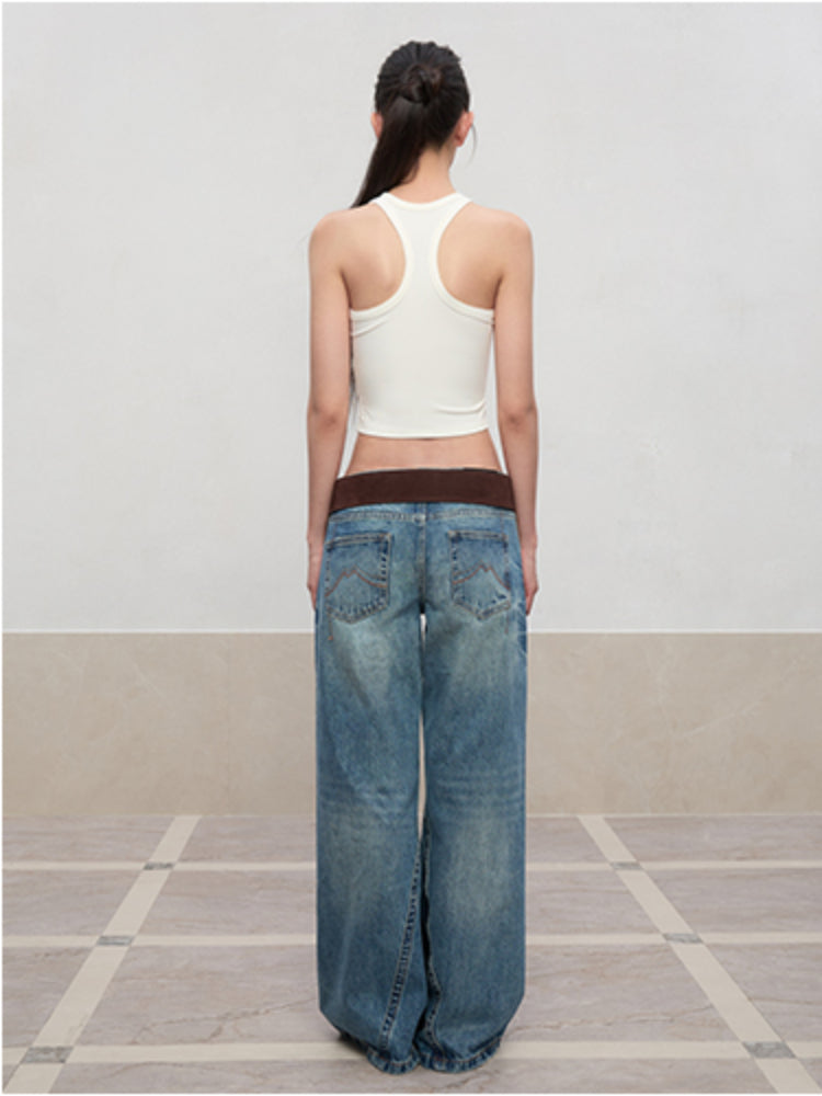 High Elastic Sleeveless I-Back Vest