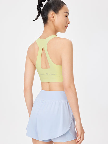 Seamless Backless Tennis Sports Bra