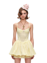 Cotton Eyelet Corset Mini Dress 1Jinn Studio