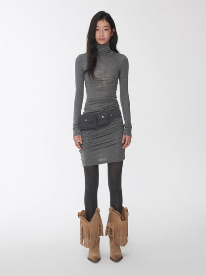 Crystal-Embellished Turtleneck