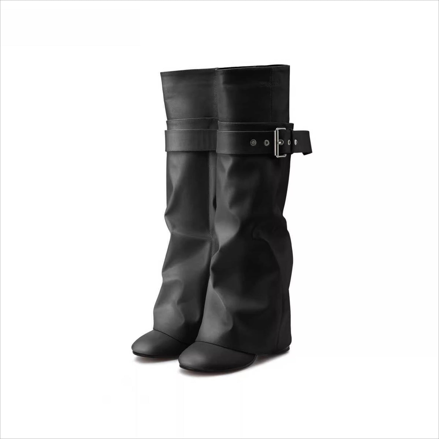 Detachable Leg Convertible Slouch-to-Straight Boots