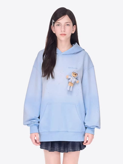 Washed Vintage Pullover Hoodie