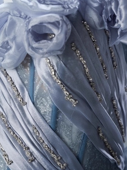 Blue Sakura Couture Gown