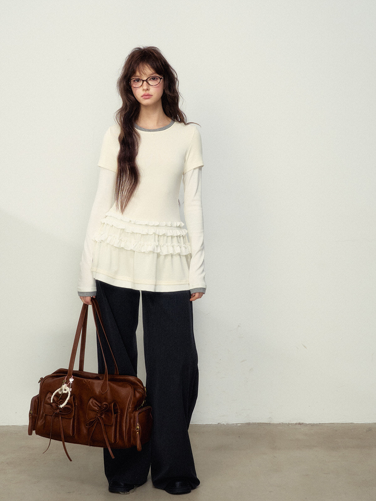 Layered Ruffled T-Shirt