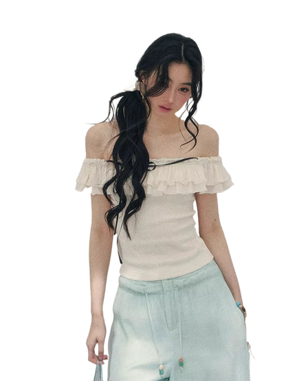 Pearl Fall Off-Shoulder Top
