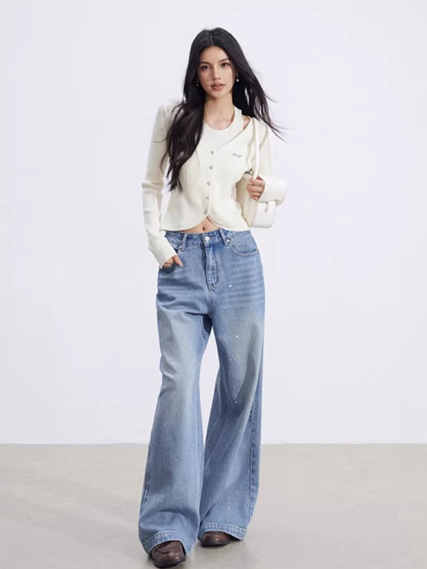 Cut-Out Layered Knit Base Layer