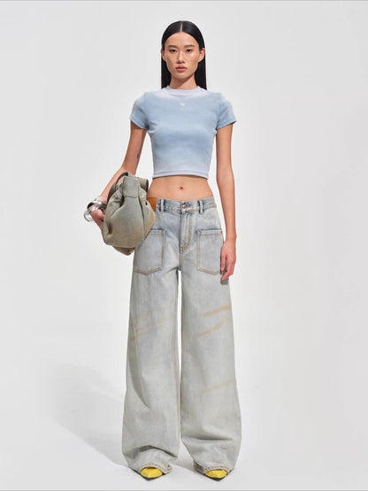 Equestrian Crest Fitted Crop T-Shirt