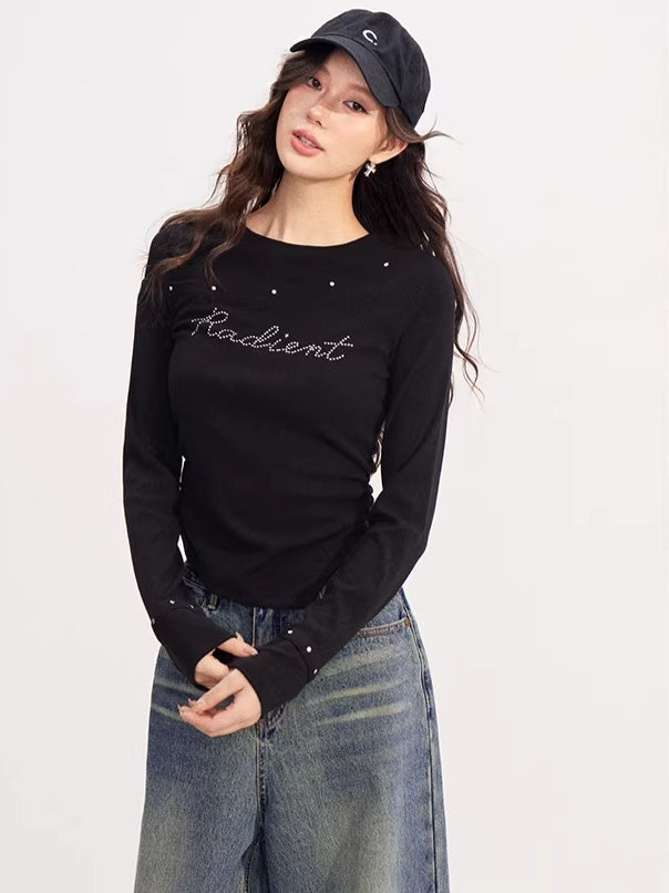 Asymmetrical Patchwork Knit Base Layer