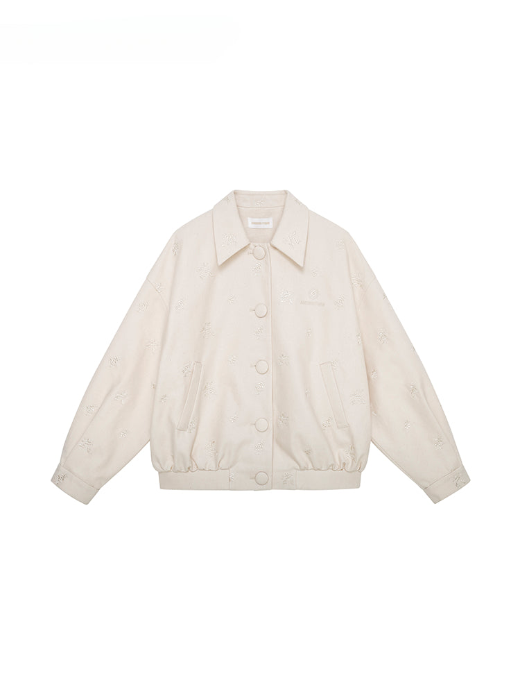 Beige Cotton Vintage Sport Jacket