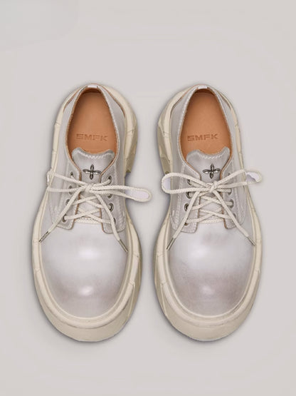Future Mirage Leather High Heel Derby Snow Mountain - CHINASQUAD