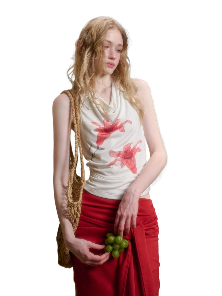 Perfumed Lily Top &amp; Skirt Set