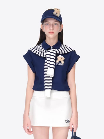 Detachable Shawl Golf Polos