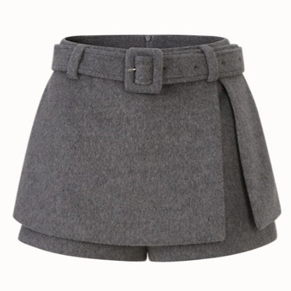 Cosagach Woolen Chic Jacket &amp; Shorts Set