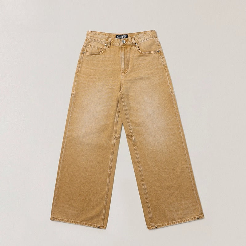 Origin of Wildness Wide-Leg Denim Pants