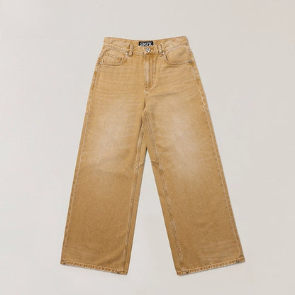 Origin of Wildness Wide-Leg Denim Pants