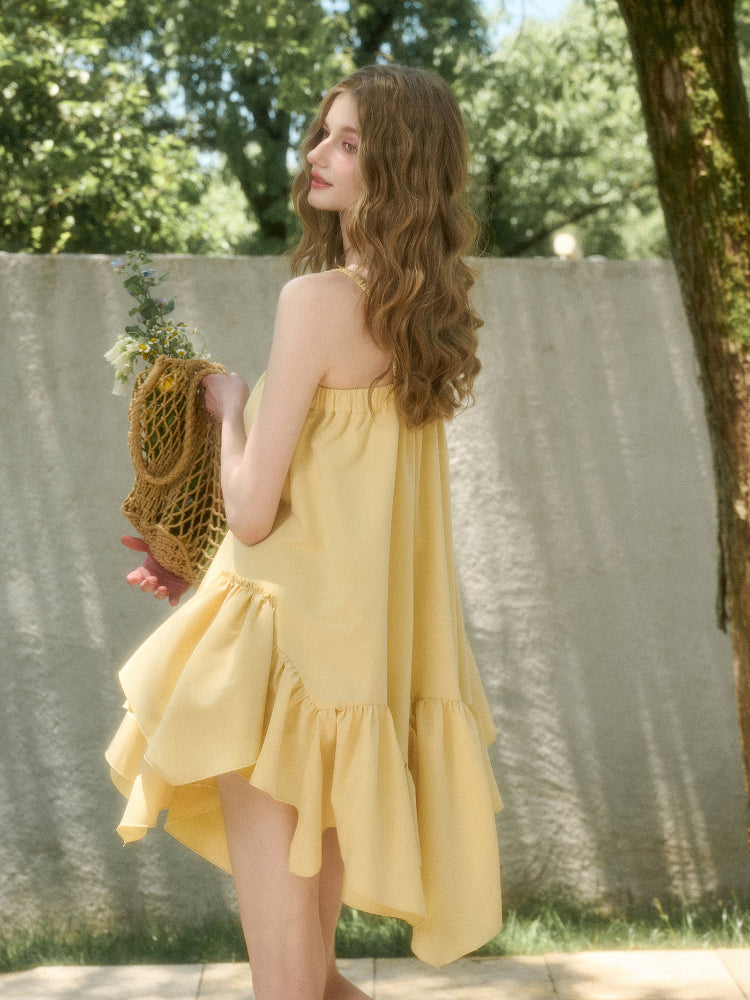 Light Yellow Vacation Sundress