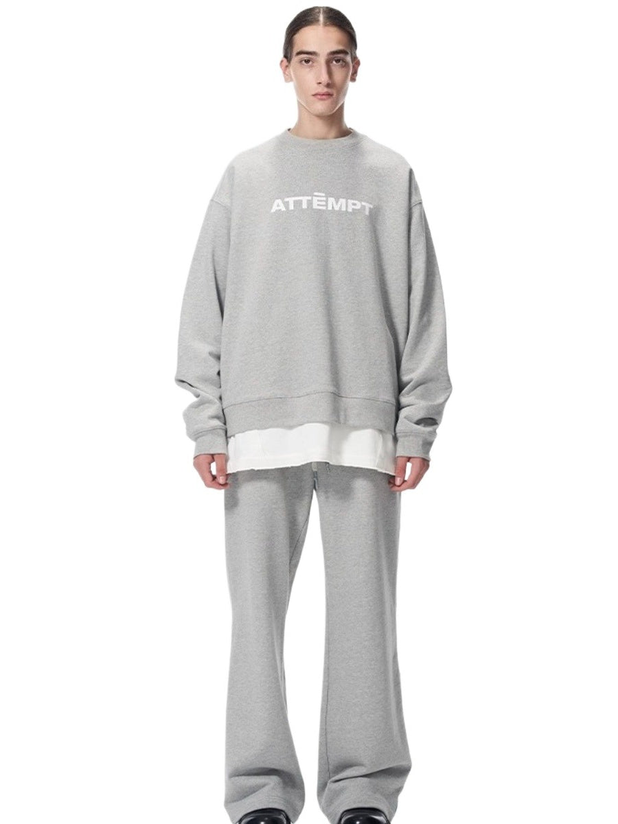 Essential Logo Sweatshirt &amp; Hoodie &amp; Sweatpants Set