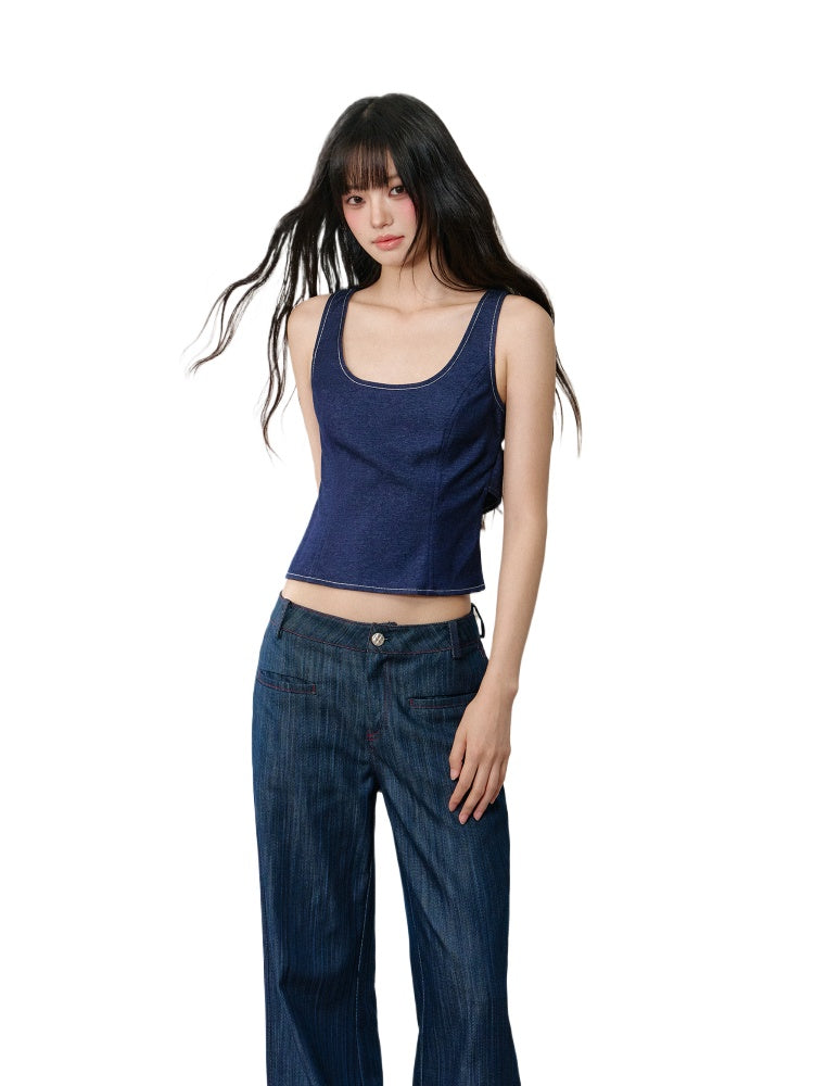 U-neck Back Tie Camisole
