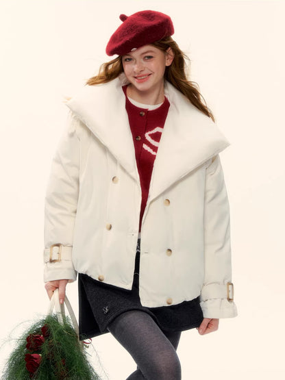 Duck Down Oversized Short Down Jacket