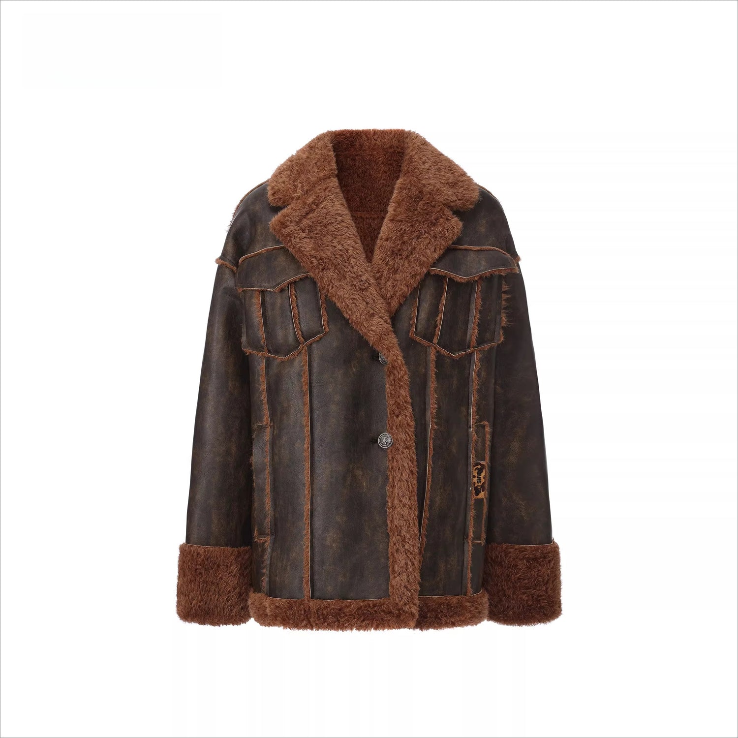Faux Shearling Bonded Jacket
