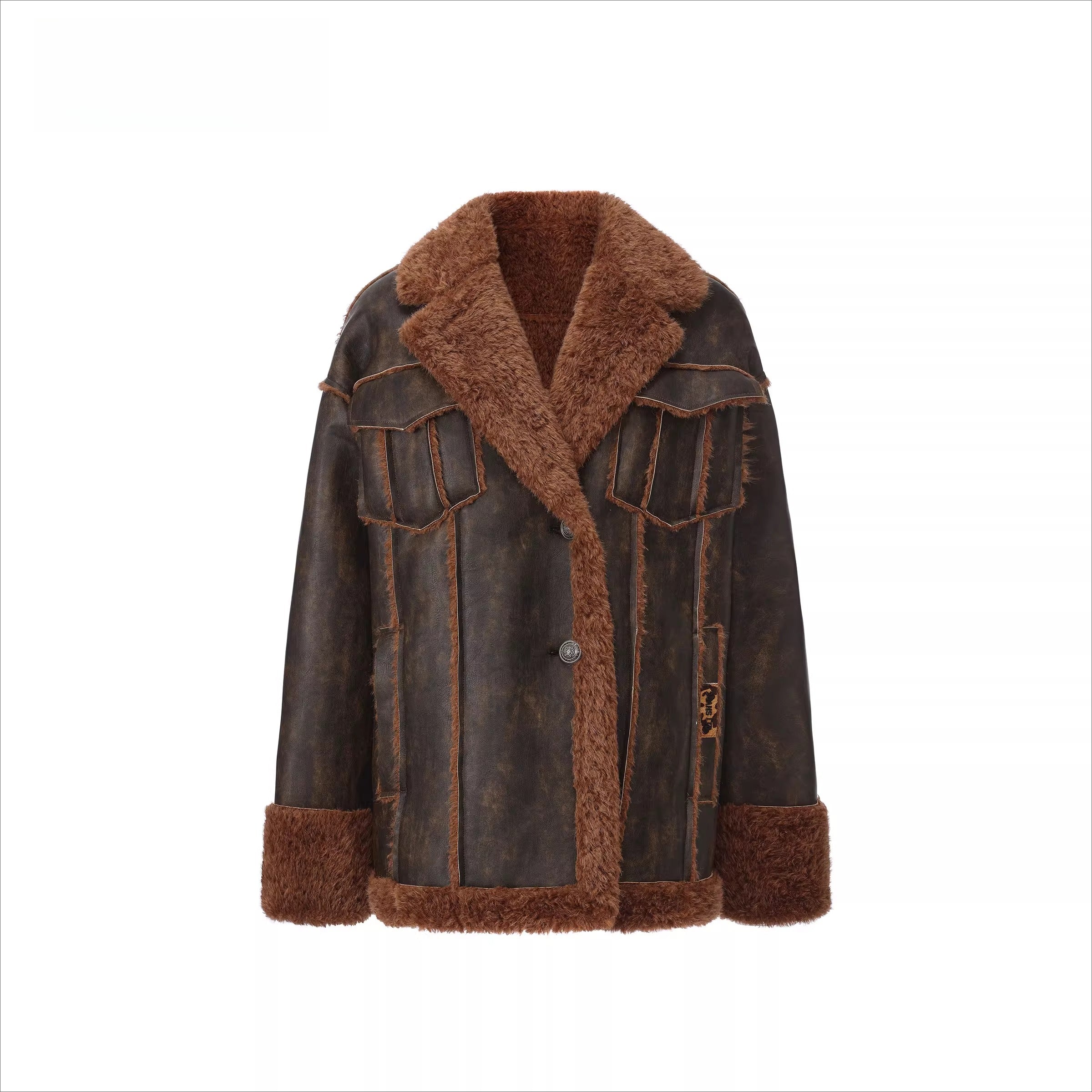Faux Shearling Bonded Jacket