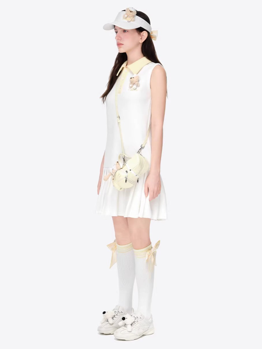 Polo Collar Golf Mini Dress