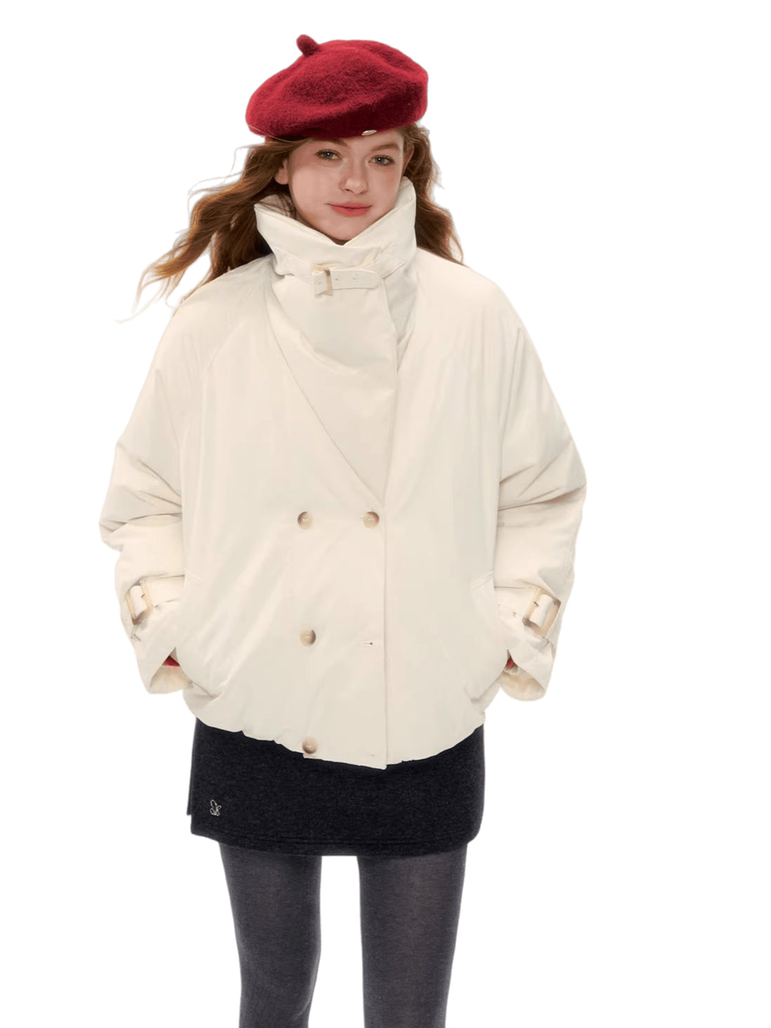 Duck Down Oversized Short Down Jacket