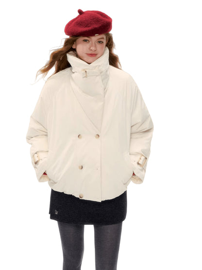Duck Down Oversized Short Down Jacket