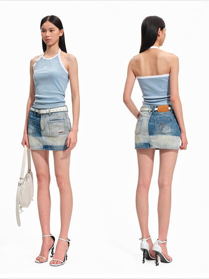 Margot Washed Halter Tank