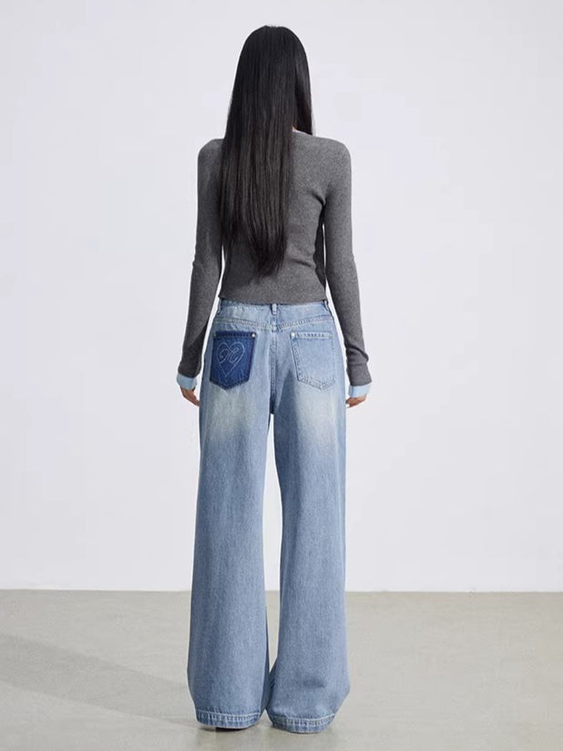 Contrast Layered Knit Slim Base Layer