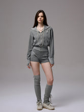 Double-Slider Small Polka Dot Devil Horn Hoodie - CHINASQUAD