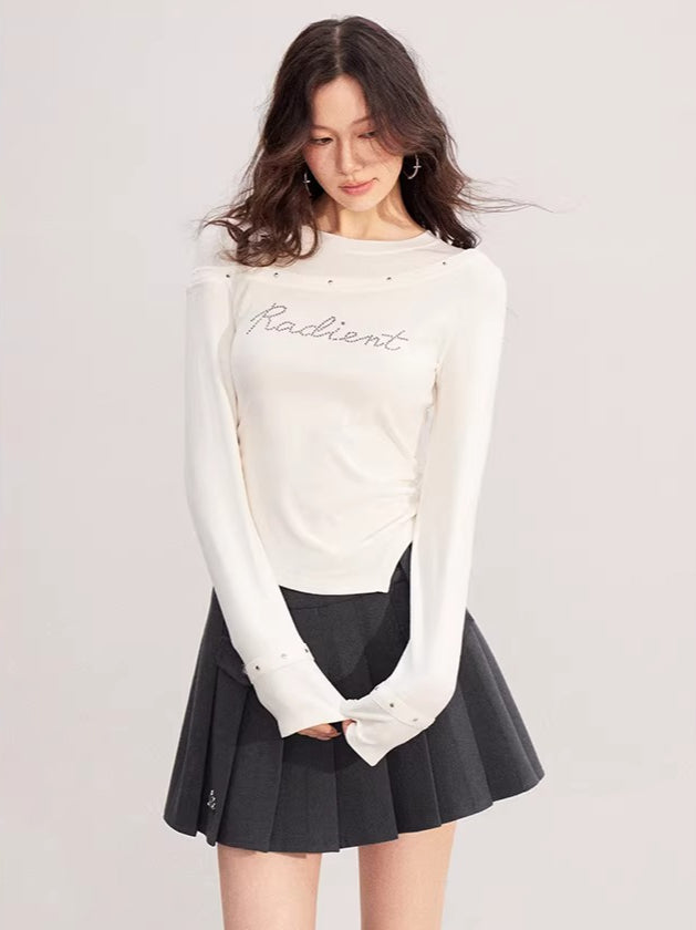 Asymmetrical Patchwork Knit Base Layer