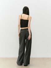Waist-relaxed Wide-leg Suit Pants - CHINASQUAD