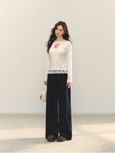 Fruit Print Lace-spliced T-Shirt - CHINASQUAD