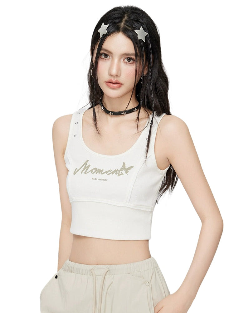 Rivet Butterfly Tank Top