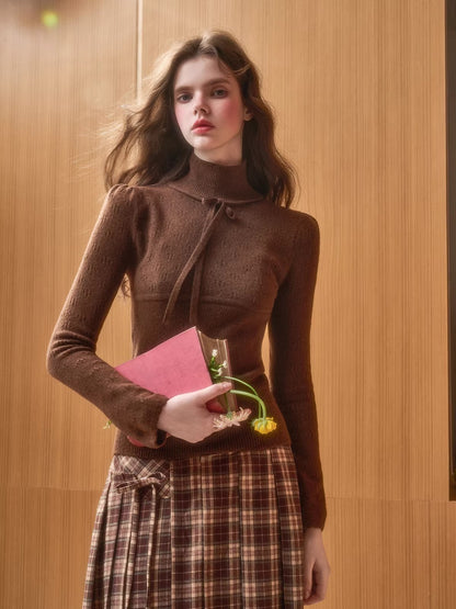 Wool-Blend Hollow Knit Base Layer