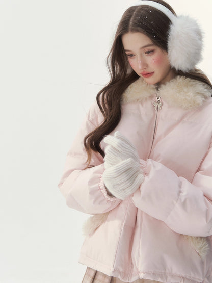 Original Pink Reversible Down Jacket